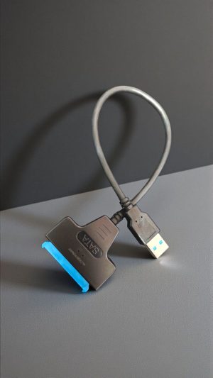 adaptador cable sata 3 a usb 3.0 disco de 2.5 "