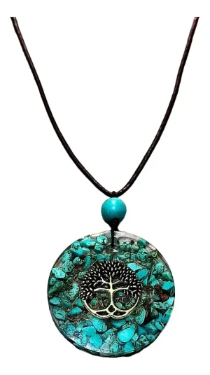 collar orgonita Árbol de la vida piedras naturales