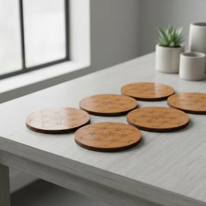 posavasos diseño semilla de la vida pack 6 unid