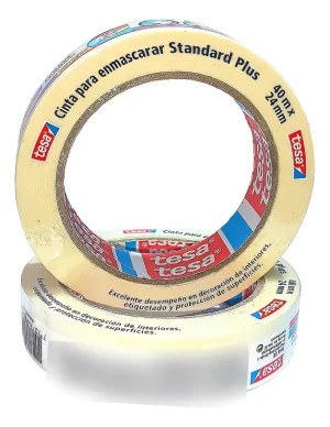 cinta enmascarar masking tape 2 unds tesa 24 mmx40mts