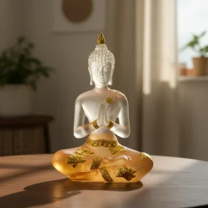 estatua buda meditando original 17 cm