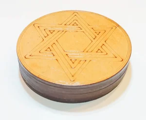 posavasos diseño estrella de david