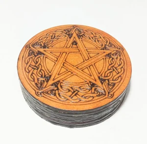 posavasos mdf pentagrama celta pack 6 uds