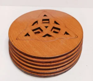 posavasos triqueta calada pack 6 unidades