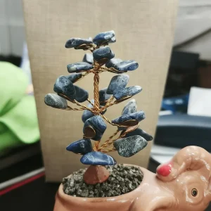 arbol de la felicidad lapislazuli base elefante pirita 15cms