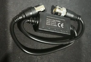 aislador de video para cctv camara teyar negro