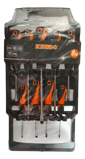 destornillador kendo 2025 9 piezas punta magnetica