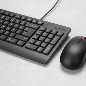 kit de teclado y mouse lenovo con cable lenovo essential neg