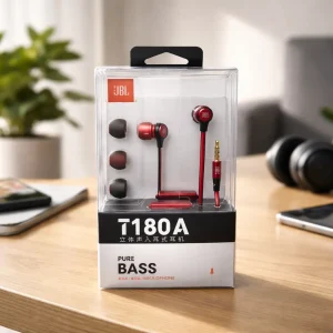 Sale jbl t180a auriculares estéreo intraurales color rojo