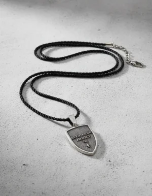 Sale collar san expedito para hombre cadena de acero