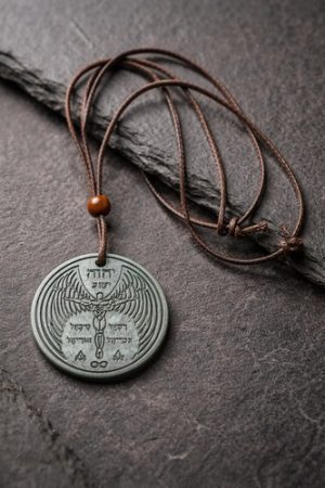 collar ciencia cuantica roca volcanica turmalina unisex