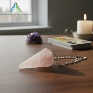 pendulo colgante hexagonal para hombre y mujer cuarzo