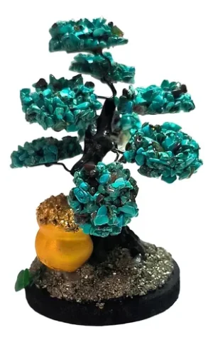 Árbol de la felicidad bonsai crisocola 12 cm