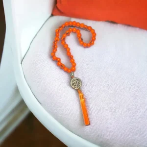 japa mala código sagrado 45 cuentas color rojo